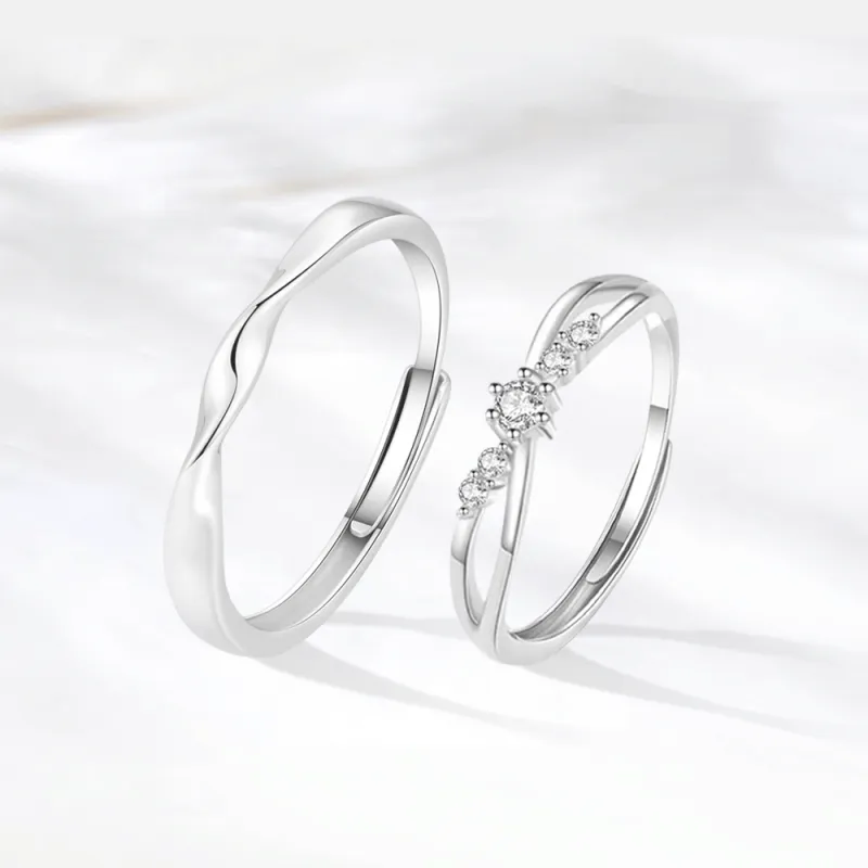 Master Kim Niche Luxury Design Premium Feel Adjustable Opening Ring Unisex-1
