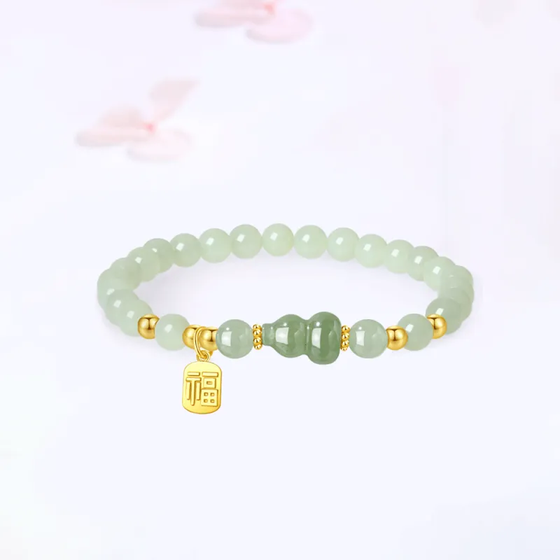 Master Kim Bracelets Pale Greenish White Jade Women's-2