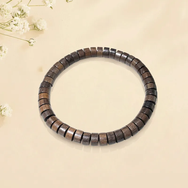 Master Kim Green Sandalwood Wooden Bracelets Unisex-4