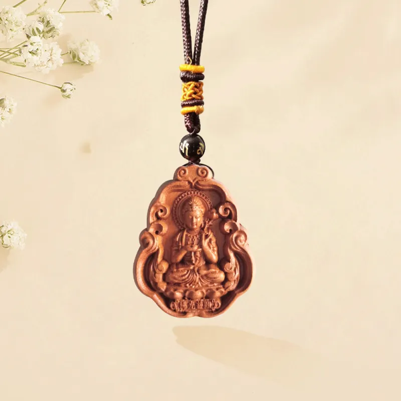 Master Kim Peachwood Necklaces Unisex-4