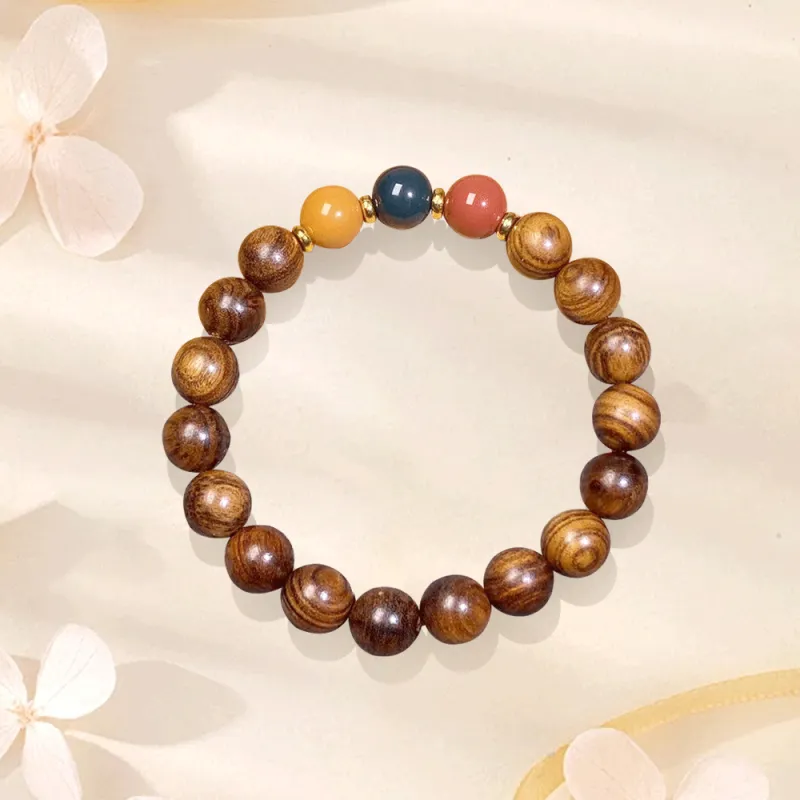 Master Kim Green Sandalwood Bracelets Unisex-1