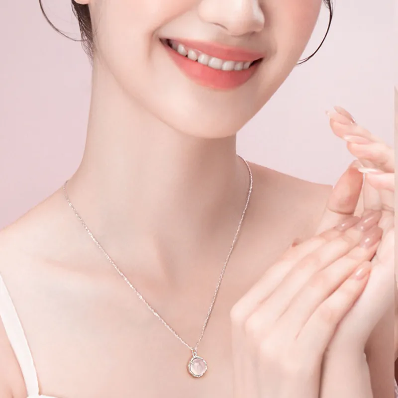 Master Kim Chalcedony Jade Necklaces Women's-4