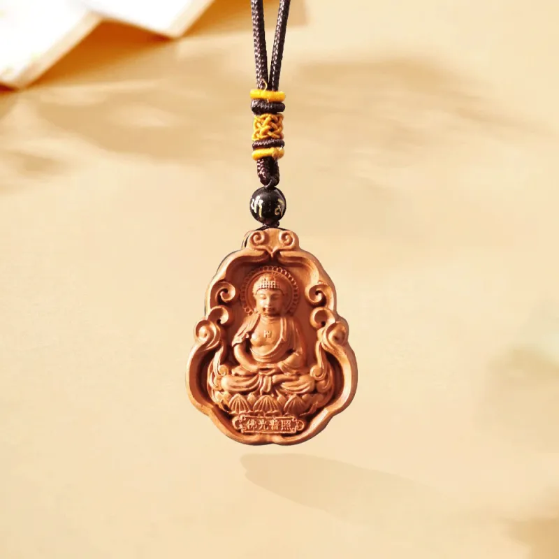 Master Kim Peachwood Necklaces Unisex-1