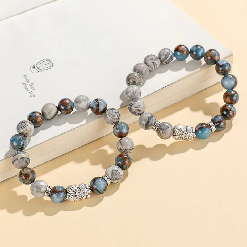 Master Kim Malachite Bracelets Unisex-2