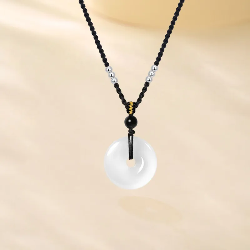 Master Kim Chalcedony Jade Necklaces Unisex-4