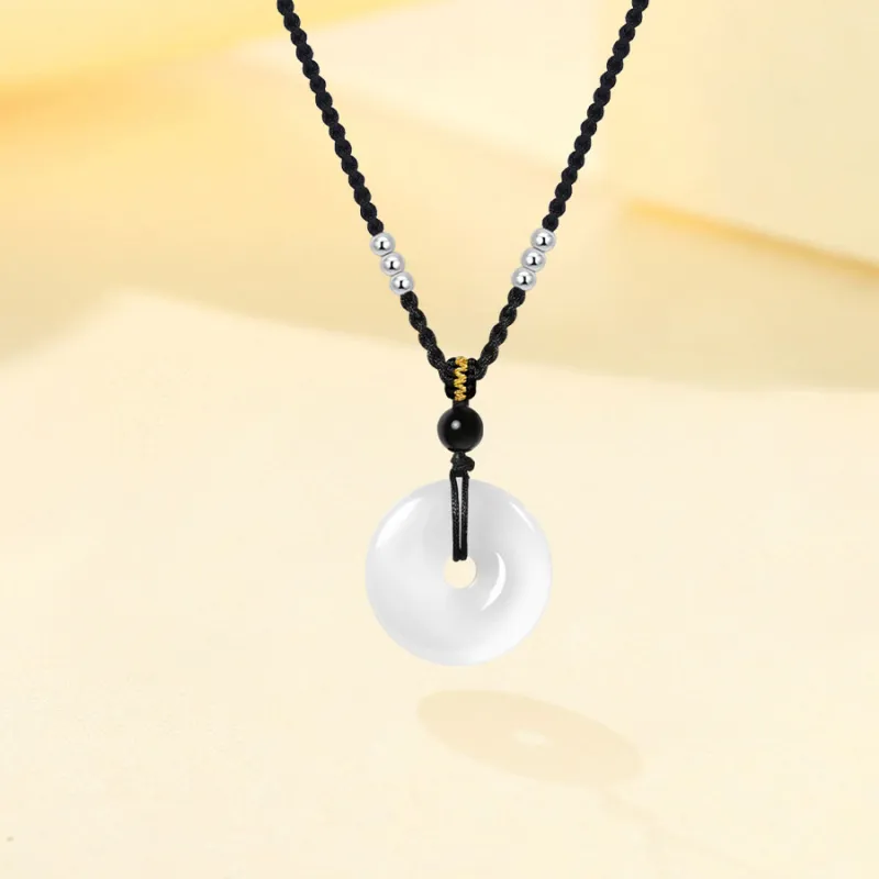 Master Kim Chalcedony Jade Necklaces Unisex-2
