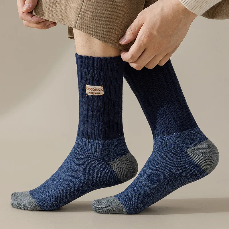 MIIOW Mid Calf Socks Men's 4 Pack-1