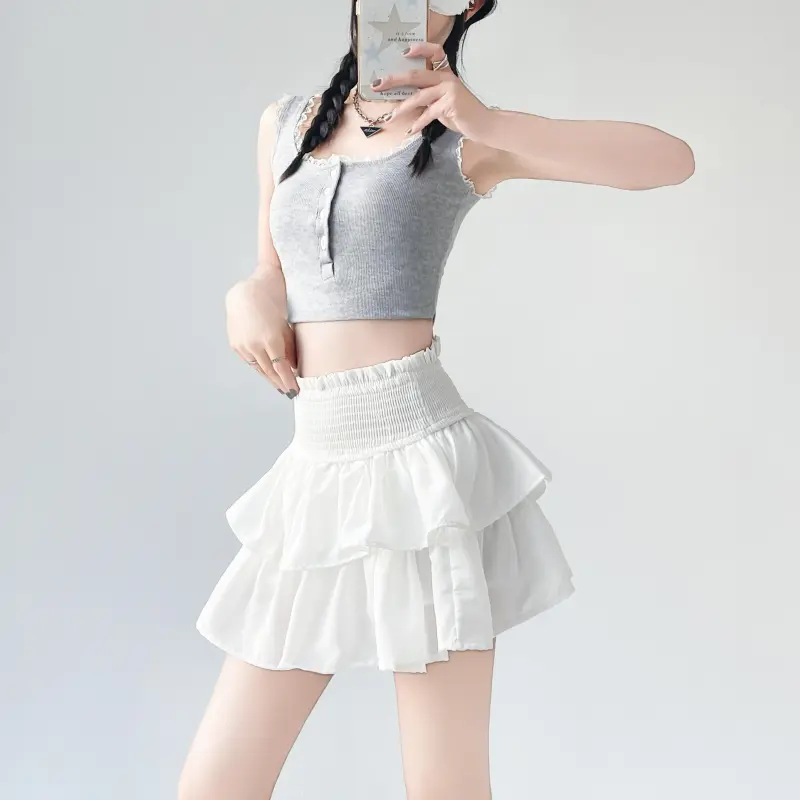 MIIOW Casual Short Skirts Women's-5