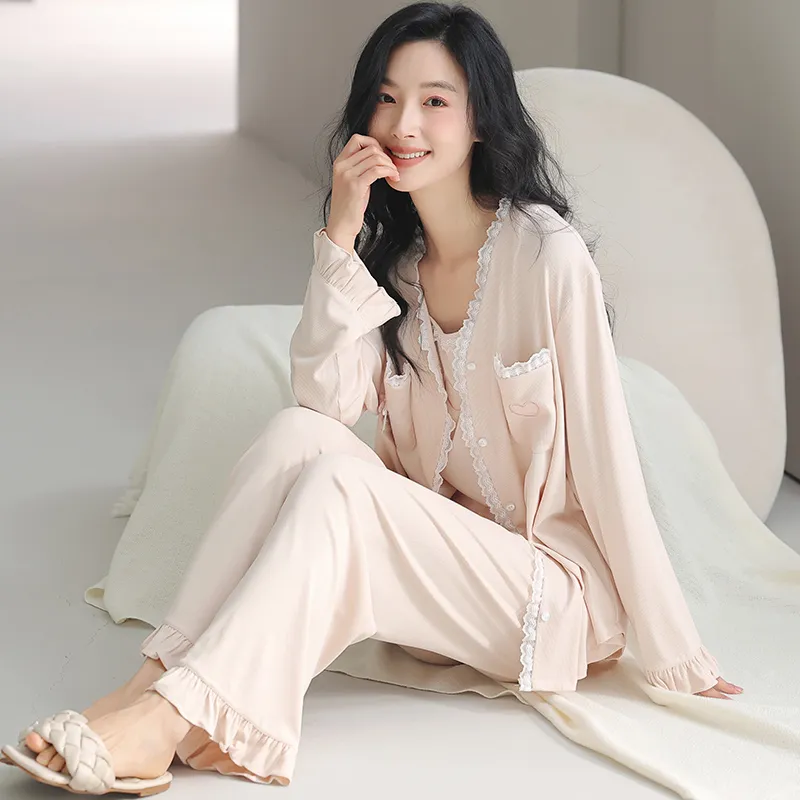 MIIOW Pajama Set Women's Light Pink-3