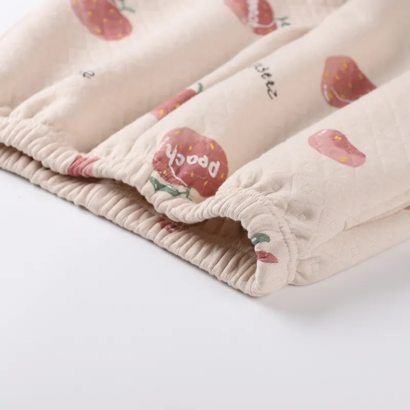 MIIOW Pajama Pants Women's Apricot-5