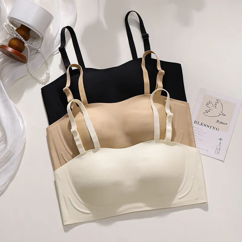 MIIOW Women's Strapless Bras-3
