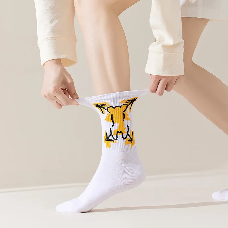 MIIOW Trend Party Series Mid-Calf Socks Unisex 5 Pack-23