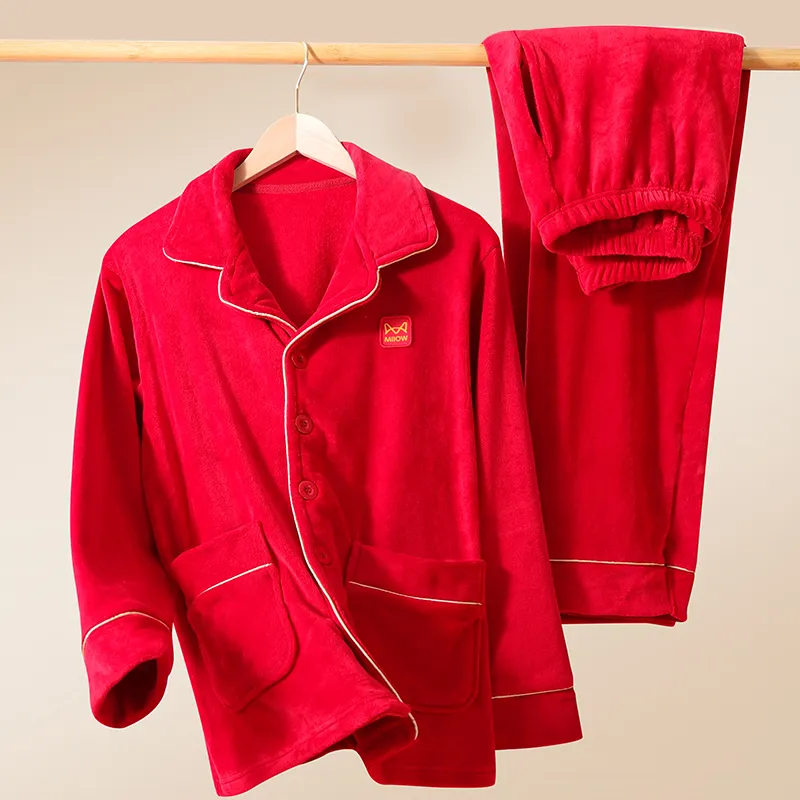 MIIOW Honmei Honmei Series Pajama Set Unisex Red-2