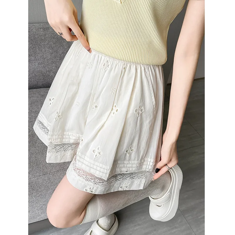 MIIOW Casual Shorts Women's Apricot-1
