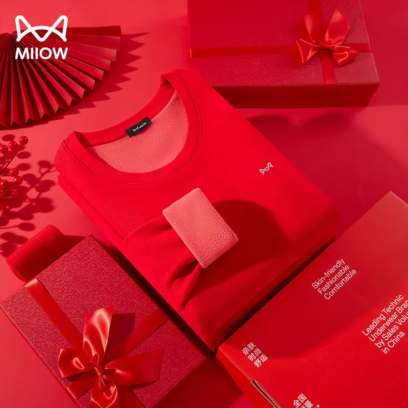 MIIOW Thermal Set Men's Gift Box Set Red-2