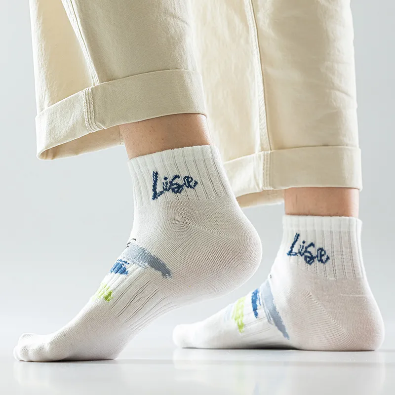 MIIOW Ankle Socks Unisex 5 Pack Mixed Color-1