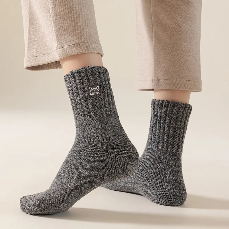 MIIOW Mid Calf Socks Women's 3 Pack-37