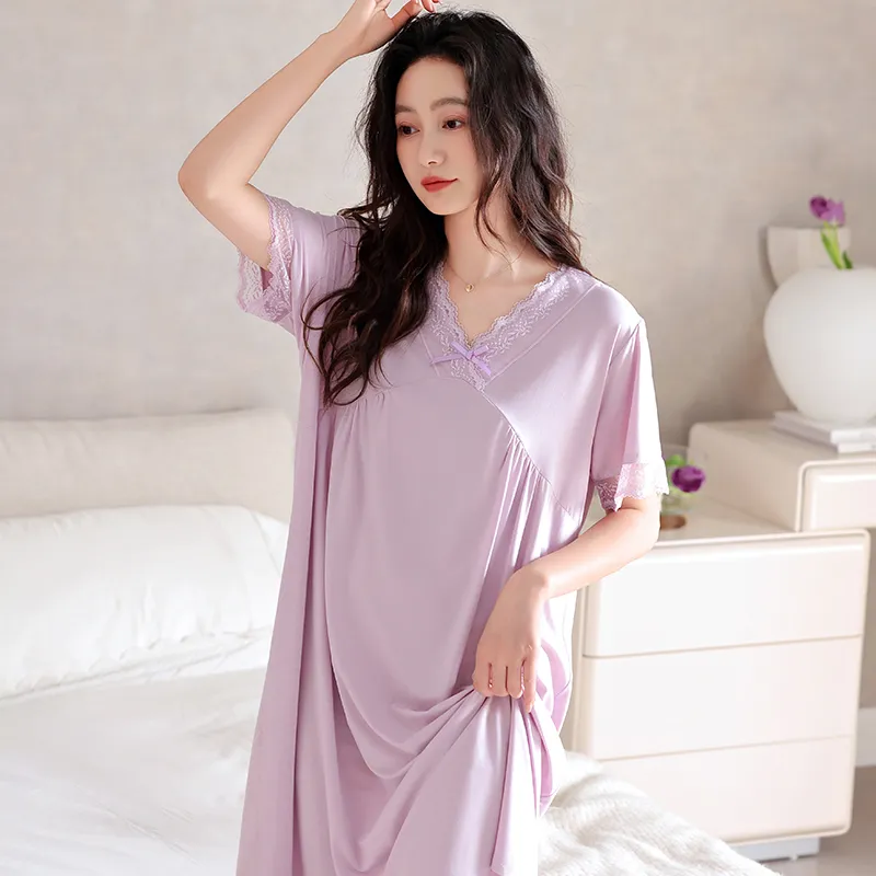 MIIOW Women's Nightgowns-16
