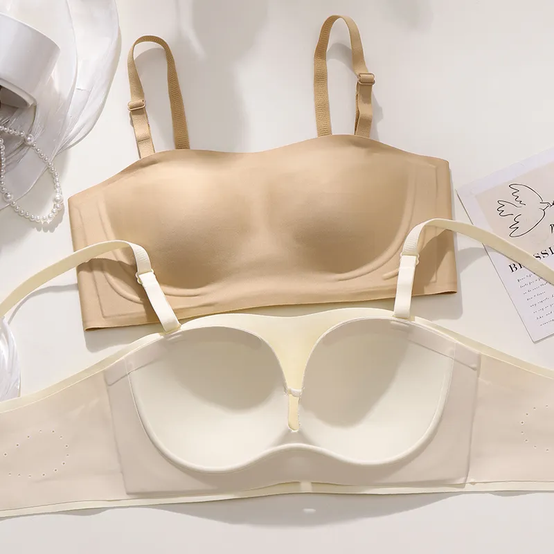 MIIOW Women's Strapless Bras-2