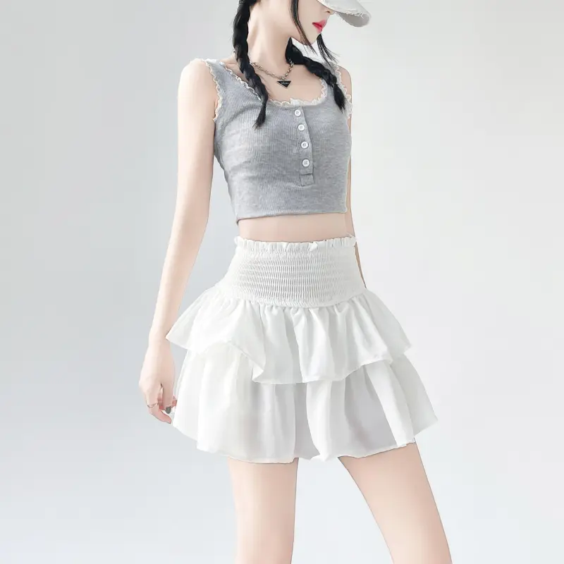 MIIOW Casual Short Skirts Women's-4