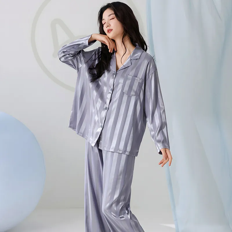 MIIOW Pajama Set Women's Silver Gray-5