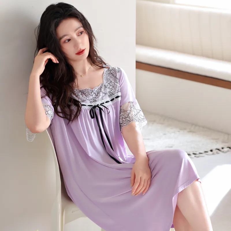 MIIOW Women's Nightgowns-21
