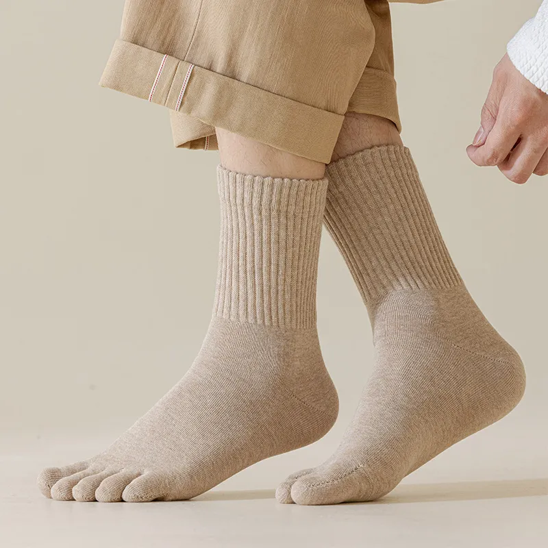MIIOW Mid Calf Socks Women's 5 Pack-3