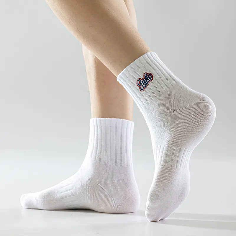 MIIOW Mid Calf Socks Unisex 5 Pack-1
