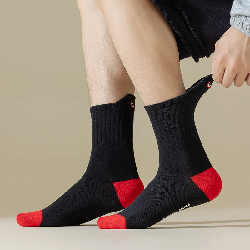 MIIOW Mid Calf Socks Unisex 5 Pack-1