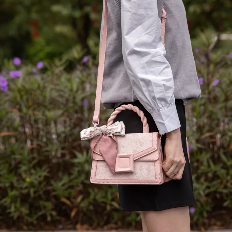MACKJANICE Canvas Kelly Bag, Shoulder Bag, Handbag Women's Milk White-20