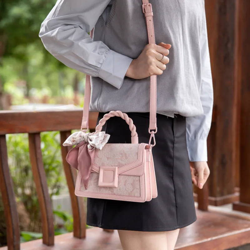MACKJANICE Canvas Kelly Bag, Shoulder Bag, Handbag Women's Milk White-21