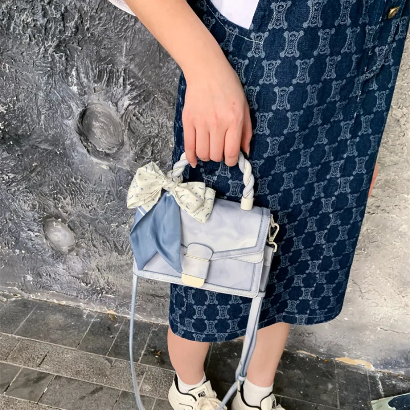 MACKJANICE PU Handbag Crossbody Bag Regular Women's Blue-10