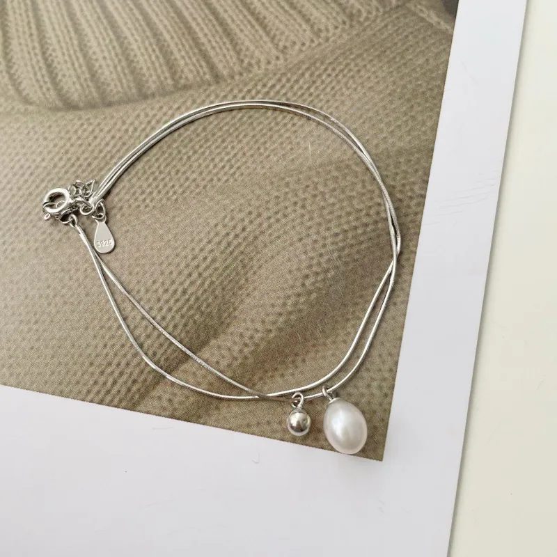 Love Pearl Bracelets Women's-4