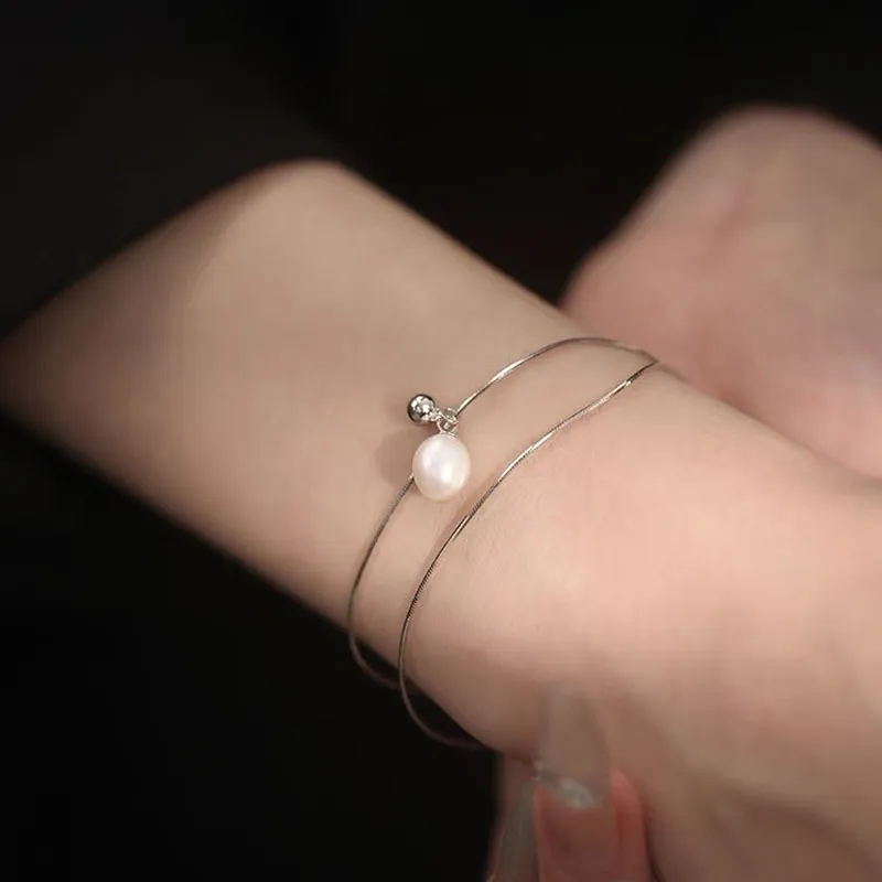 Love Pearl Bracelets Women's-1