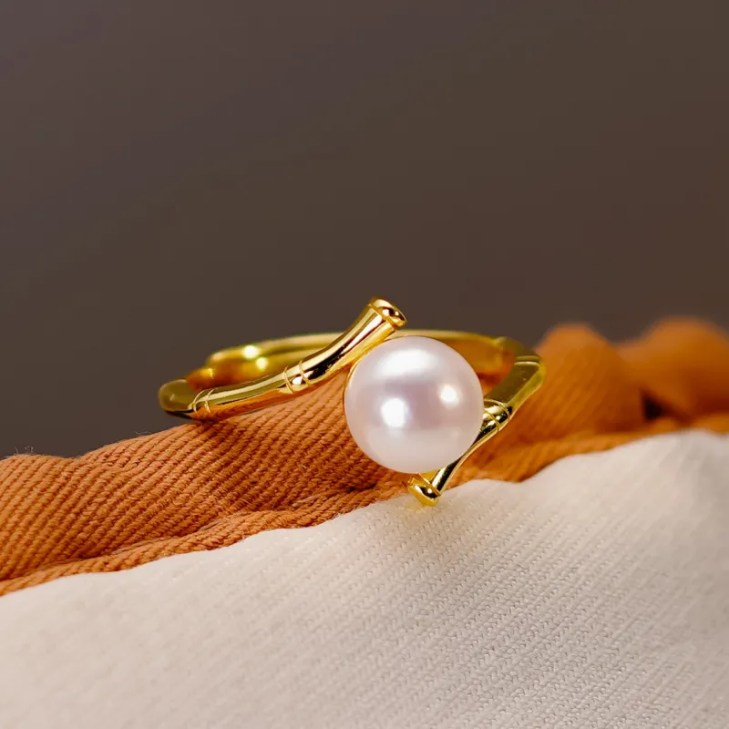 Love Pearl Rings Women's-1