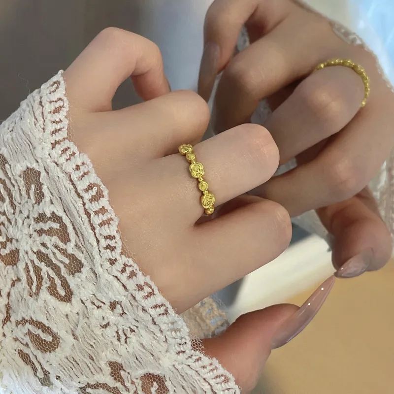 Love 925 Sterling Silver Rings Women's-4
