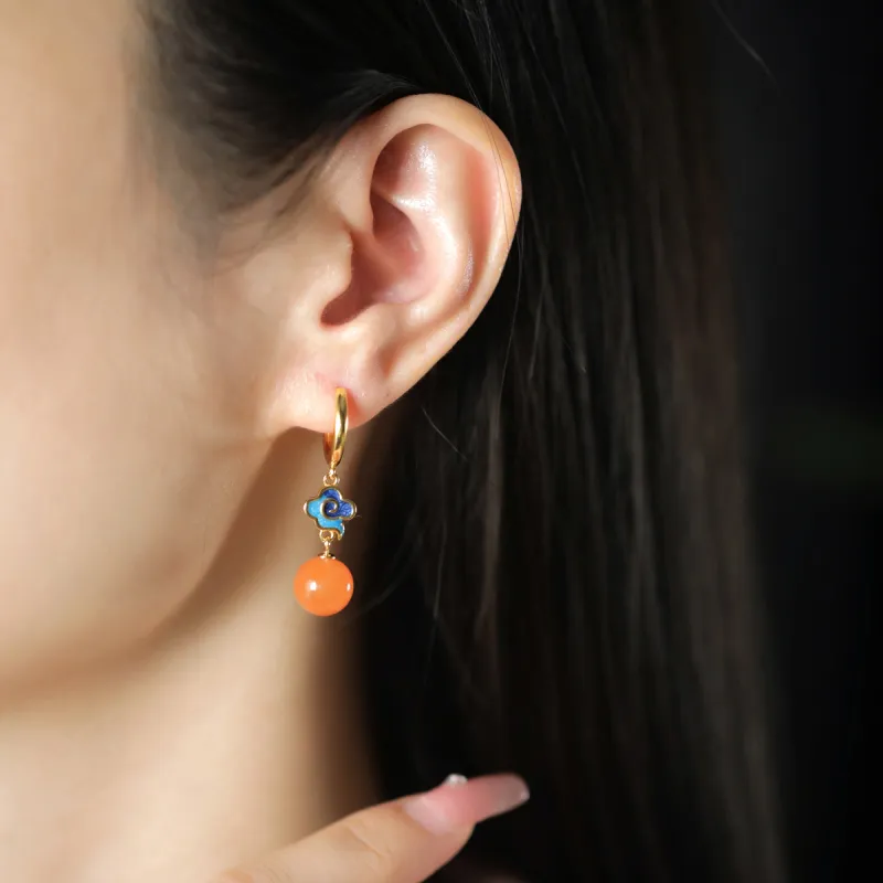 Love Jade Earrings Women's-3