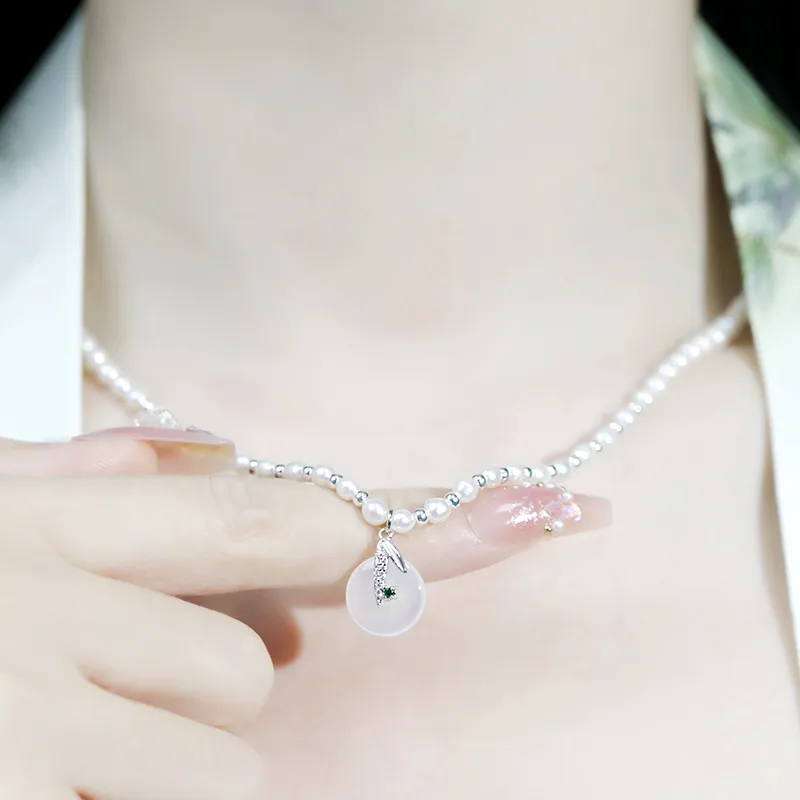 Love Pearl Necklaces Women's-2