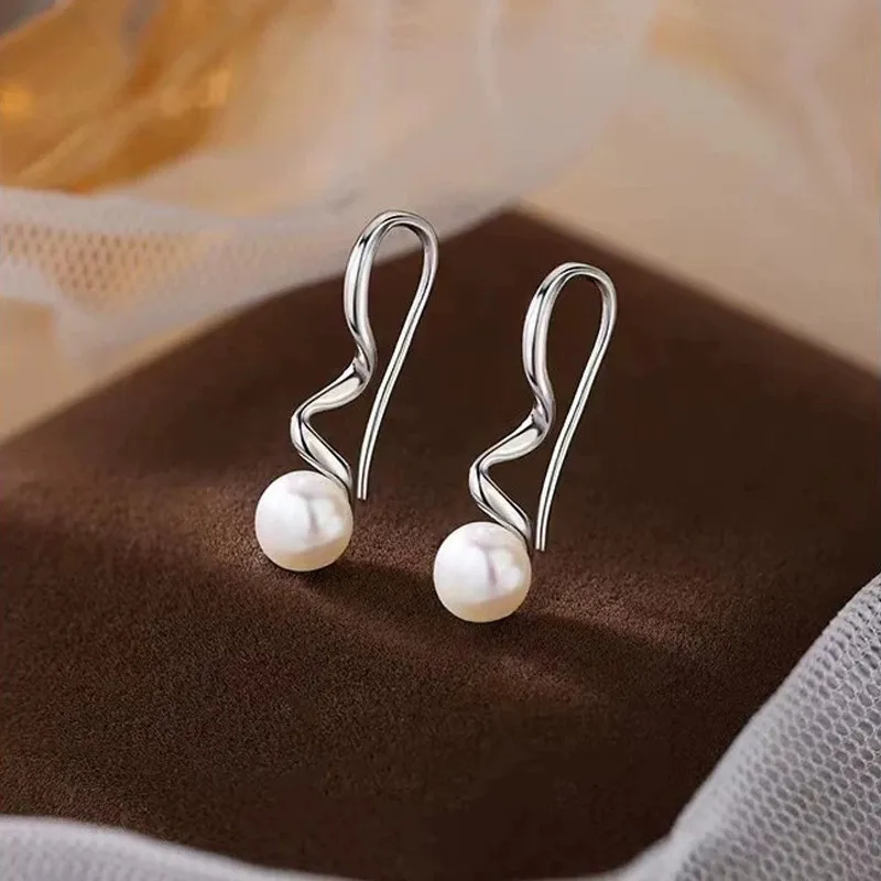 Love Pearl Earrings Women's-3