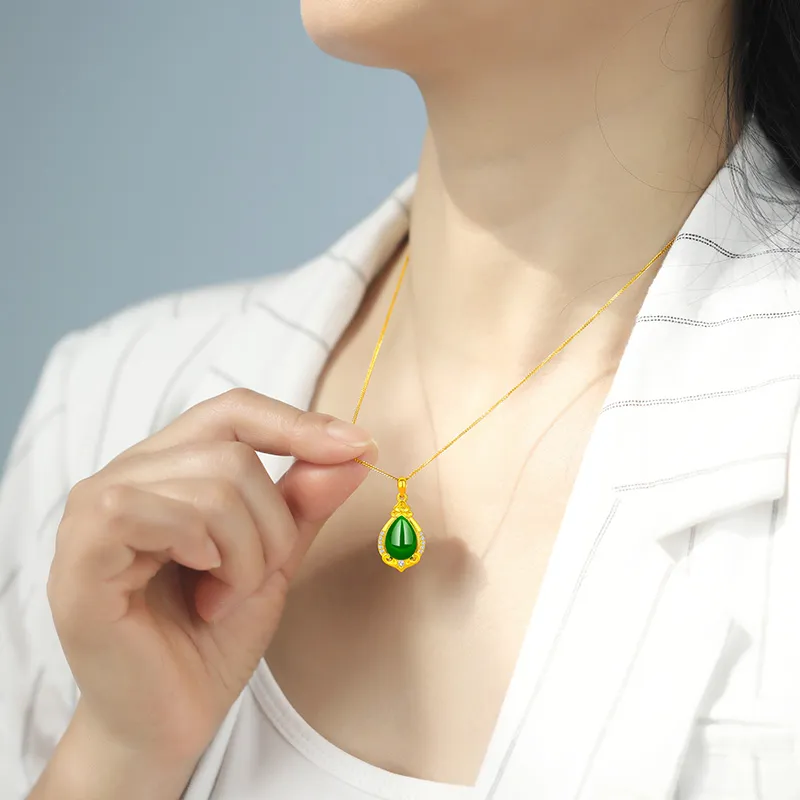 Love Hetian Jade Pendants Jasper Women's-4