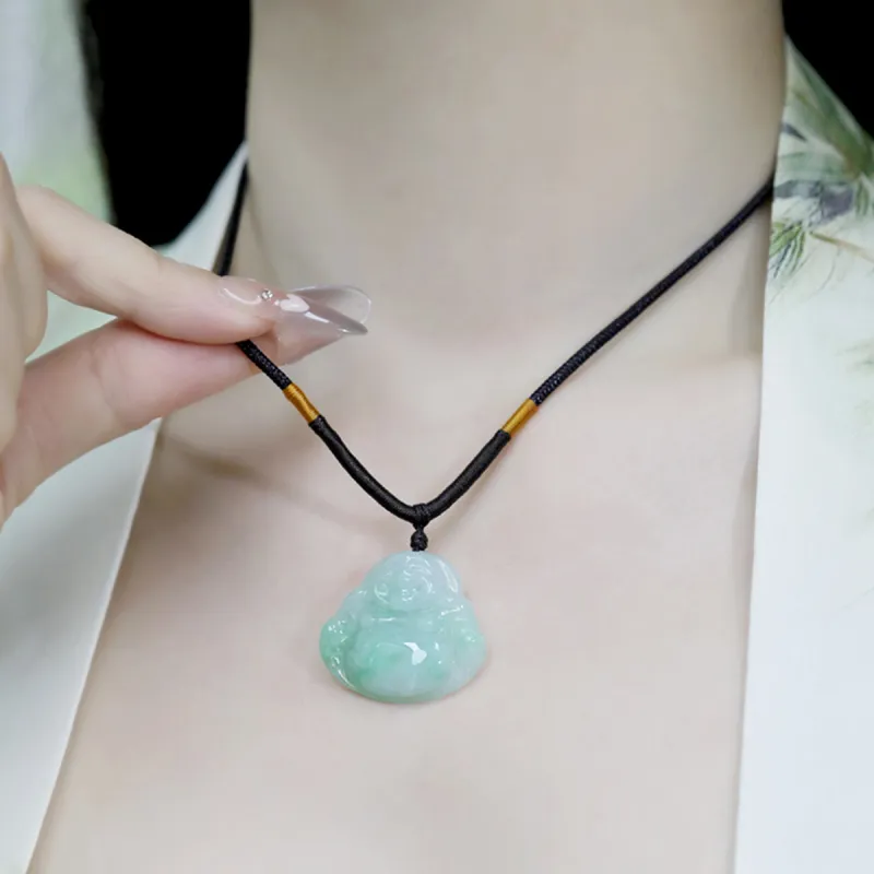 Love Glutinous Jade Pendants Unisex-10