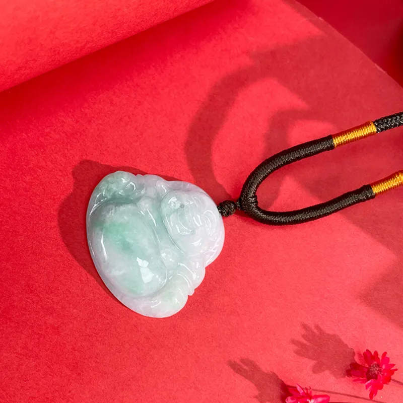 Love Glutinous Jade Pendants Unisex-11