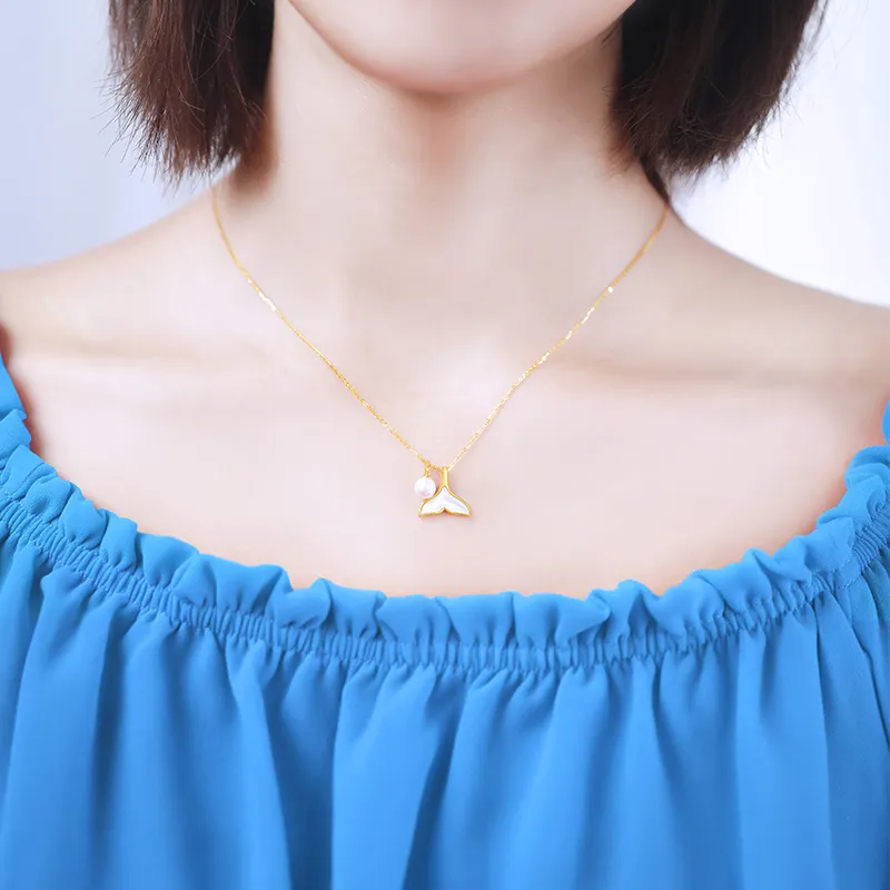Love Freshwater Pearl Pearl Pendants Women's-3