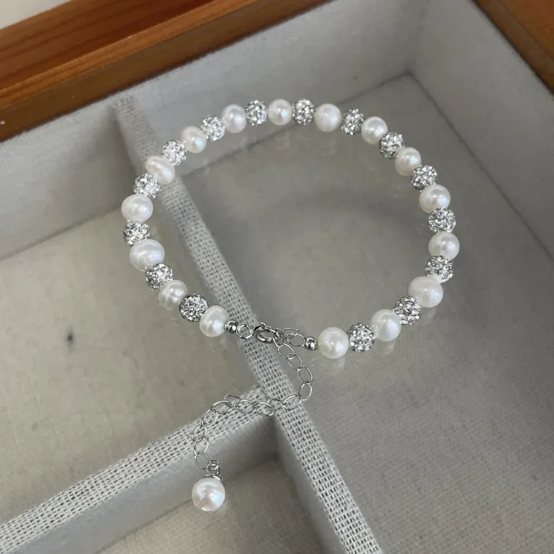 Love Pearl Bracelets Women's-6