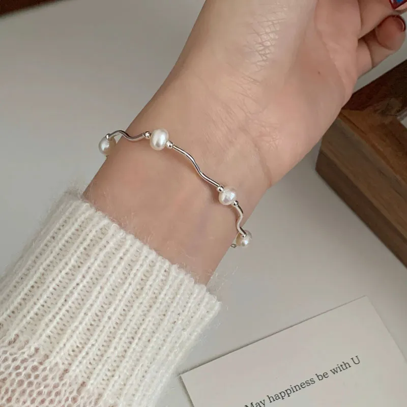 Love Pearl Bracelets Women's-3
