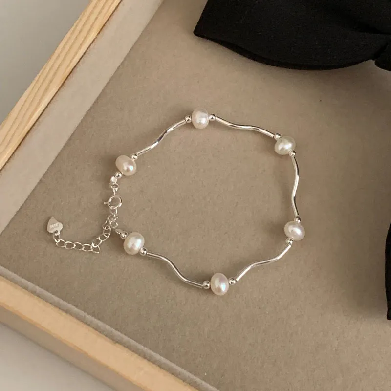 Love Pearl Bracelets Women's-4