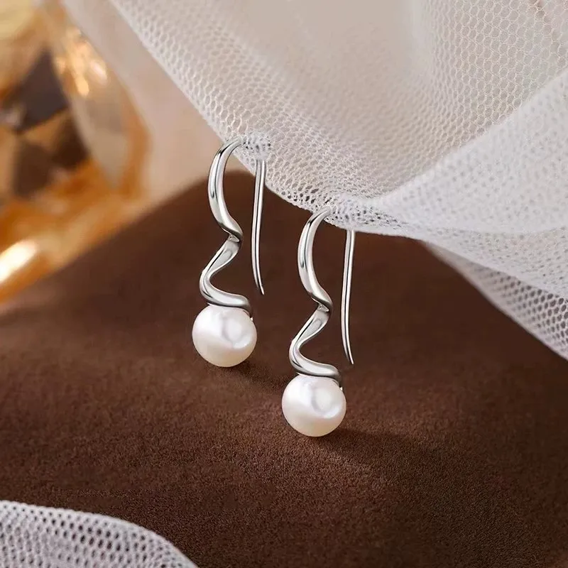 Love Pearl Earrings Women's-1