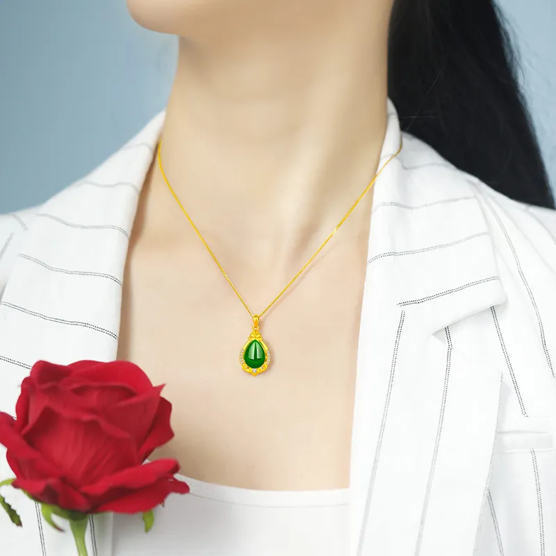 Love Hetian Jade Pendants Jasper Women's-1