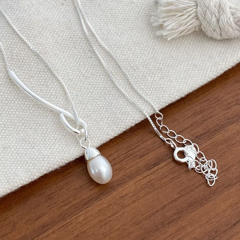 Love Pearl Necklaces Women's-3