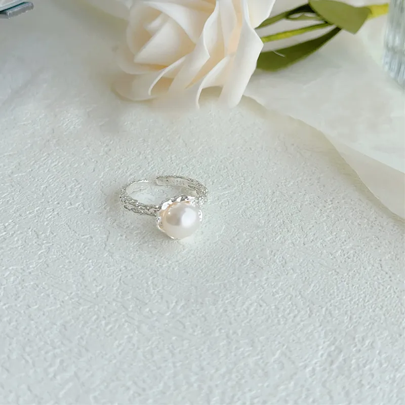 Love Pearl Rings Women's-1